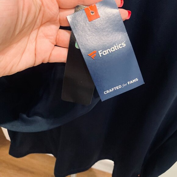 Fanatics  Chicago Bears Mens Lightweight 1/4 Zip Pullover L/S Top Large NWT - Picture 5 of 8